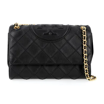 TORY BURCH Fleming Soft Convertible Shoulder Bag Black