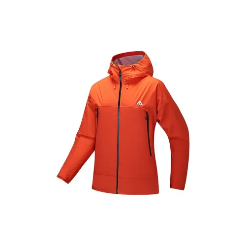 Anta Outdoor Collection Breathable And Wear-resistant Windbreaker Jacket Women's Flame Orange Red