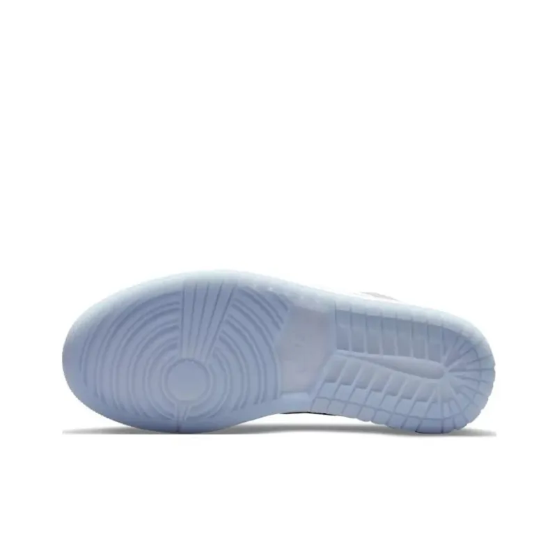 Jordan Air Jordan 1 Anti Slip Wear Resistant Low Top Vintage Basketball Shoes Women's White Gray-4