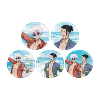 SUNRISEPOP Jujutsu Kaisen Satoru Gojo, Summer Beach By The Gojo River Badges