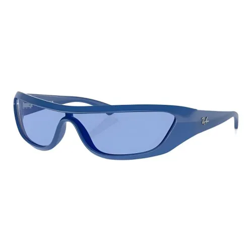 RayBan Injection Molding Irregular Shape Sunglasses Unisex Blue