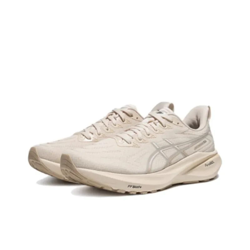 Asics GT 2000 13 Anti Slip Wear Resistant Low Top Running Shoes Women's Brown Gray-1