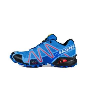 SALOMON Speedcross 3 Anti Slip Wear Resistant Low Top Running Shoes Men's Blue