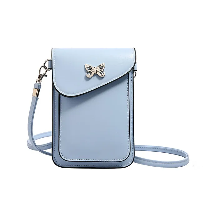 OKEKE PU Crossbody Bag Shoulder Bag Regular Women's White/Black/Pink/Red/Blue/Green-17