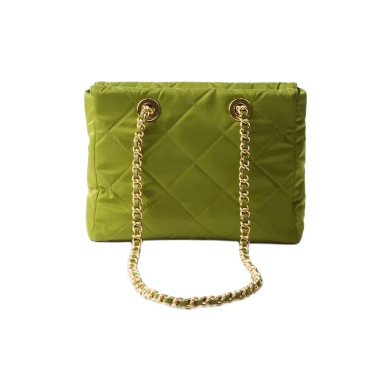 PRADA Re Edition Fabric Tote Bag, Shopping Bag, Crossbody Bag, Shoulder Bag Women's Ivy Green-2