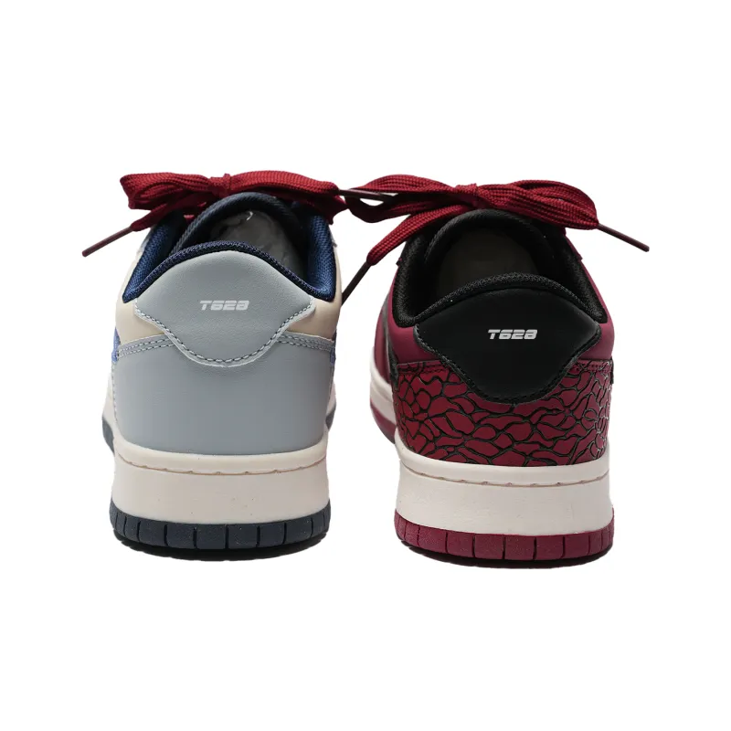T628 Slip Resistant, Lightweight, And Breathable Low Top Skateboard Shoes Unisex-26