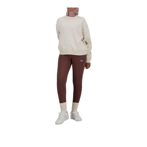 New Balance Nb Sleek High Rise Legging 27' Leggings Women's Brown