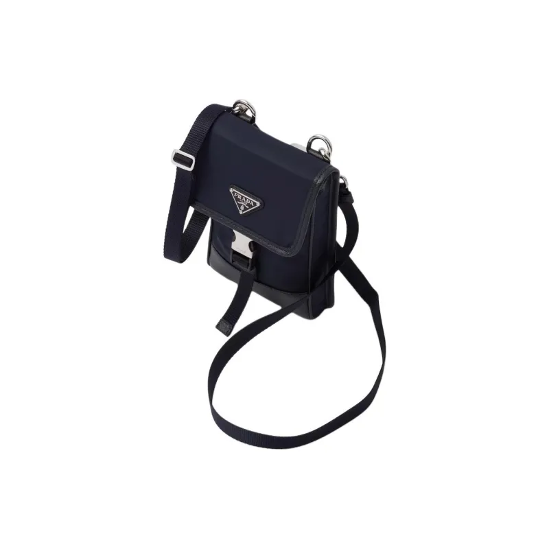 PRADA Re Nylon Recycled Polyamide Cell Phone Pouch Men's Marine-1