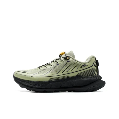 XTEP Kunlun 2.0 Cushioning Support Wear Resistant Slip Resistant Low Top Outdoor Shoes Men
s Stone Moss Green/Black
