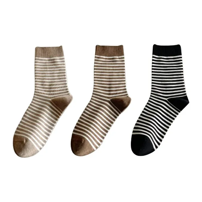 Caramella Mid Calf Socks Women's Shopping Bag Combo Set-6