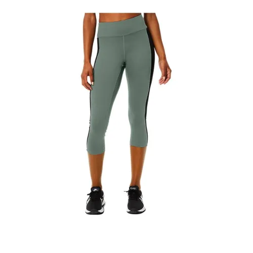 Asics Kate Pocket Capri Leggings Women's Green