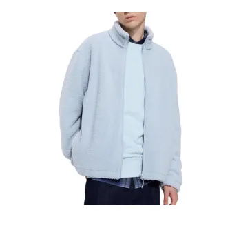 UNIQLO Velvet feel Coat Unisex Light Blue