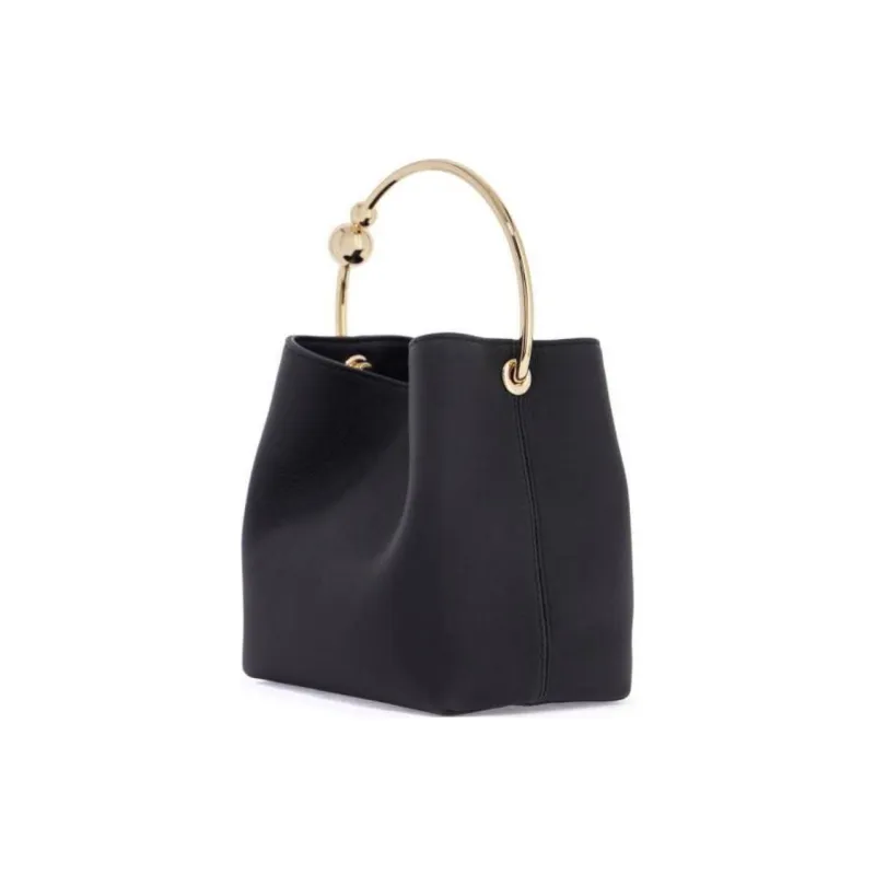 Strathberry Calfskin Shoulder Bag Crossbody Bag Handbag Women's Black-2