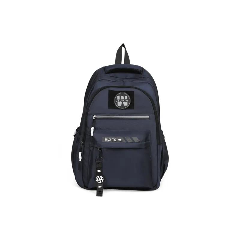 MOK Oxford Backpacks Unisex Light Gray/Black/Blue/Dark Gray/Coffee-8