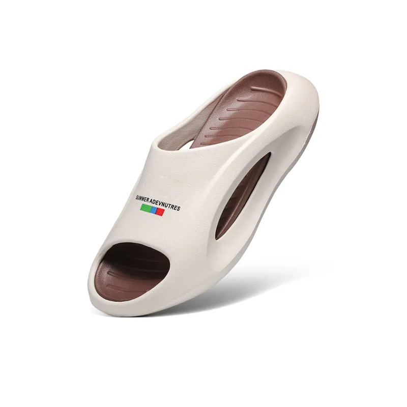 CARTELO Slide Slippers Unisex White Blue/White Green/Beige Brown-14