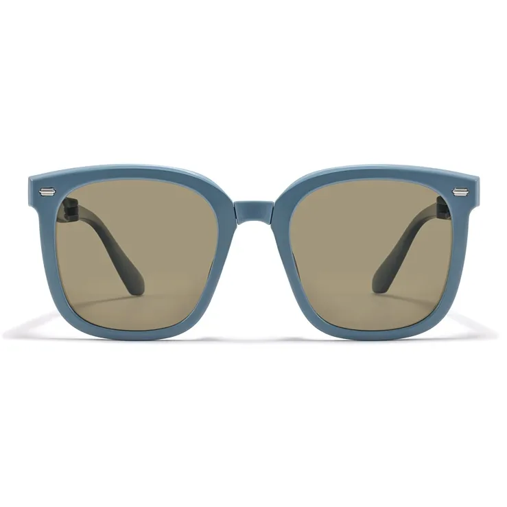 Sagawa TR/Memory Plastic Square Sunglasses Unisex-7