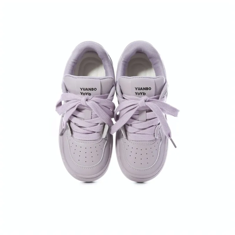 PIPI PURPLE Low Top Skateboard Shoes Women's-27