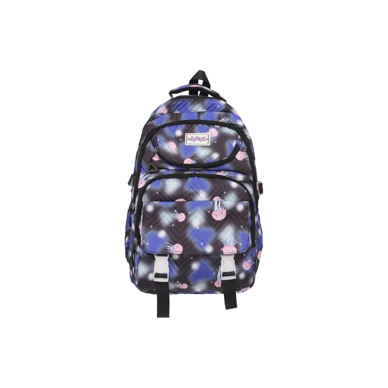 OURFUN Nylon Backpack Unisex Multicolor-0