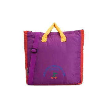 BOBO CHOSES Recycled Polyamide One Shoulder Handbag Kids' Purple & Yellow