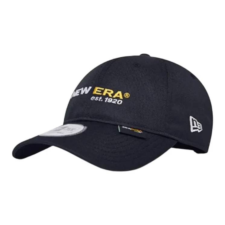 New Era Polyester Baseball Caps Unisex White/Black-3
