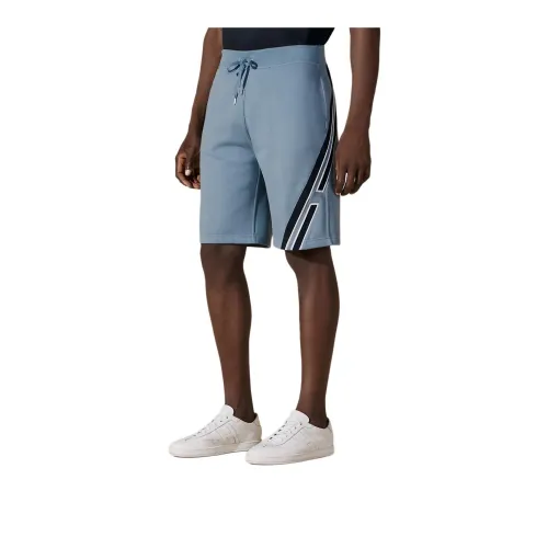 HERMES SS24 Casual Shorts Men's Light Gray Blue