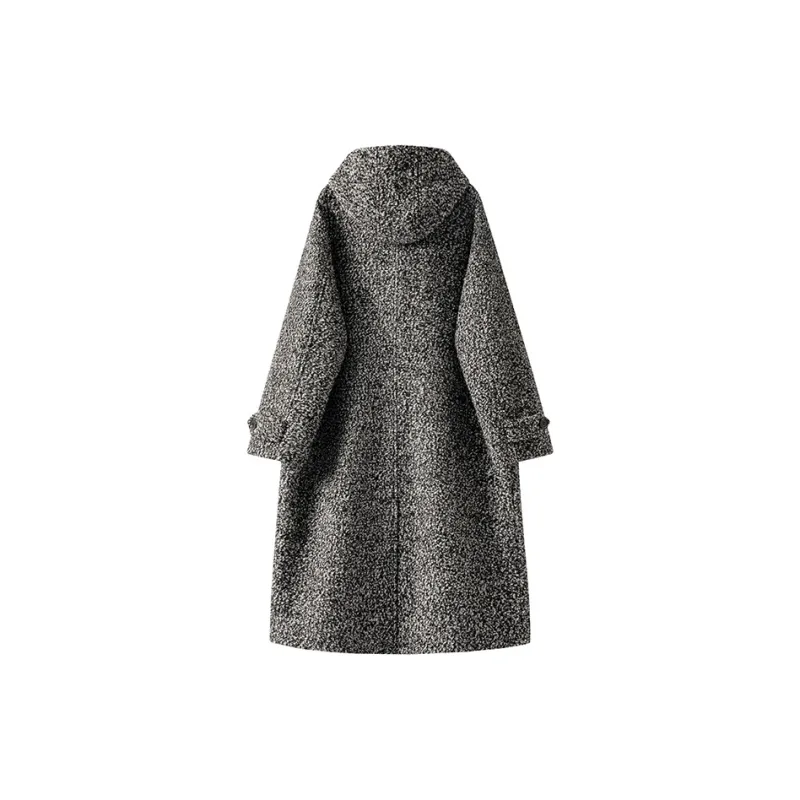 WILLIAM FOX&SONS Coats Unisex Black Gray Color-1