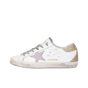 Golden Goose Superstar White Lilac Platinum Women's