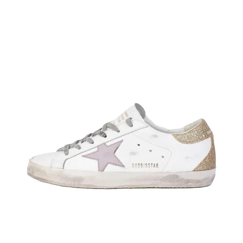 Golden Goose Superstar White Lilac Platinum Women's