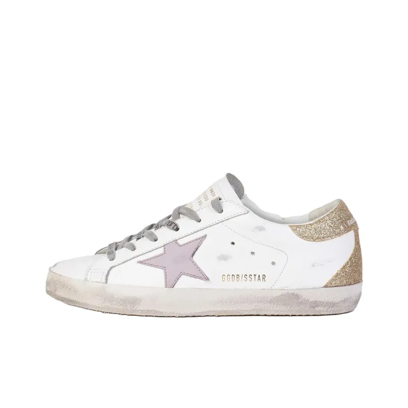 Golden Goose Superstar White Lilac Platinum Women's-0