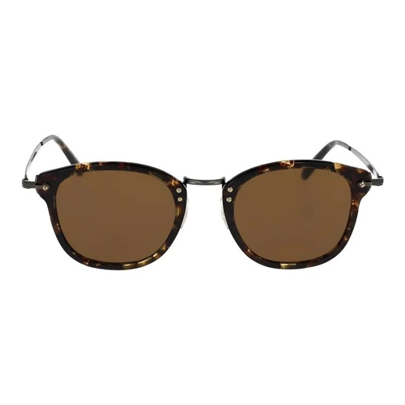 Oliver Peoples Acetate Oval Sunglasses Unisex Antique Gold-1