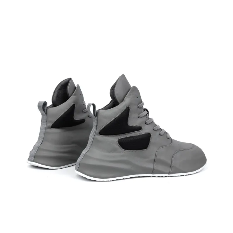 Paladin Anti-Slip And Wear-Resistant Height Increasing High-Top Casual Shoes Men's-3