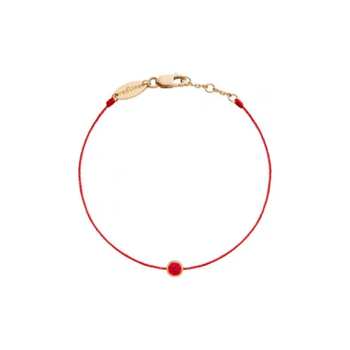 Redline 18K Rose Gold Ruby Bracelets Unisex Red