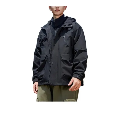 361° Keep Warm And Windproof Windbreaker Jacket Men's Super Black