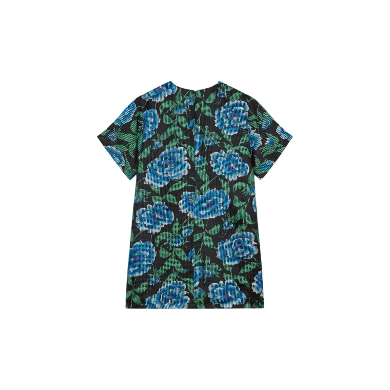 KENZO Peonies Floral Pattern T Shirt Dress-1