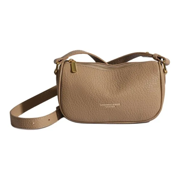 OKEKE Pu Crossbody Bag Shoulder Bag Regular Unisex Dark Brown/Black/Khaki/Light Brown-4