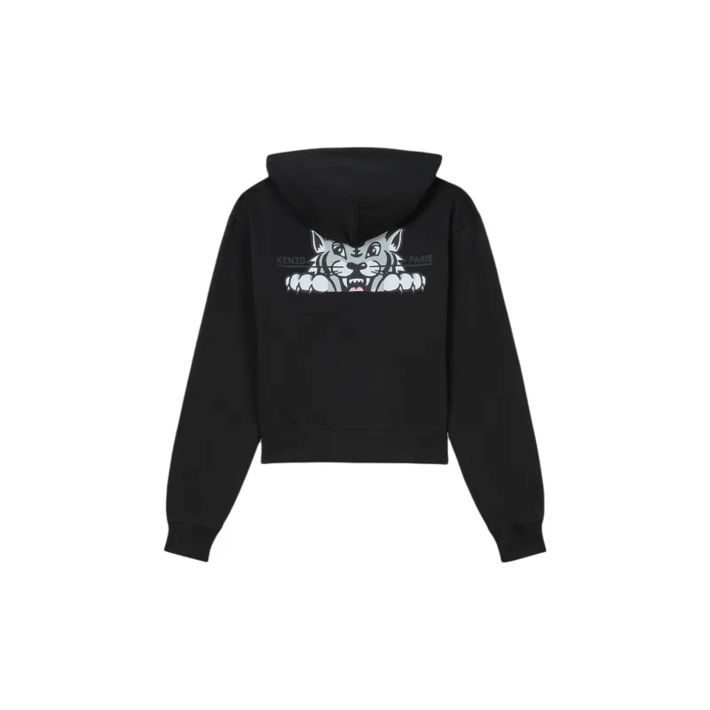 KENZO Happy Tiger Zipped Hoodie-1