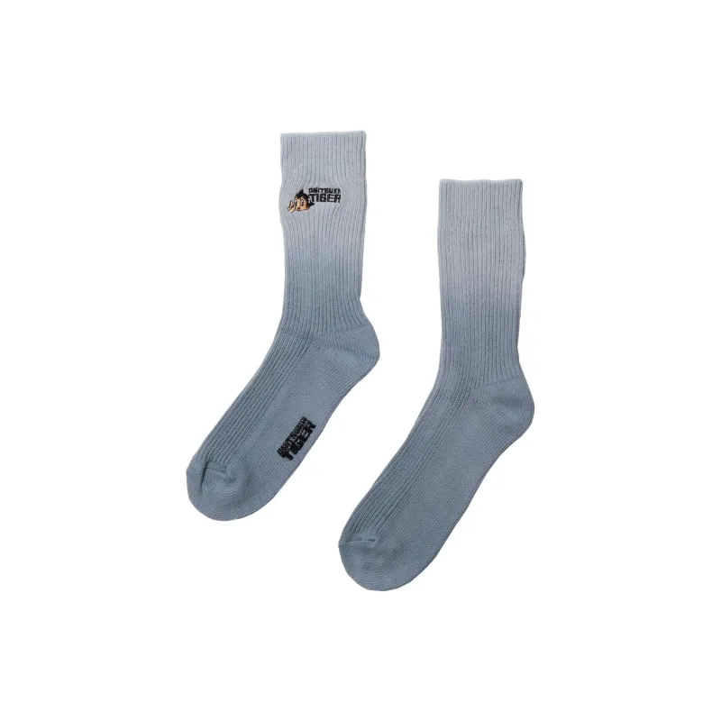 Onitsuka Tiger Knee High Socks Unisex 1 Pack Blue Gray-1