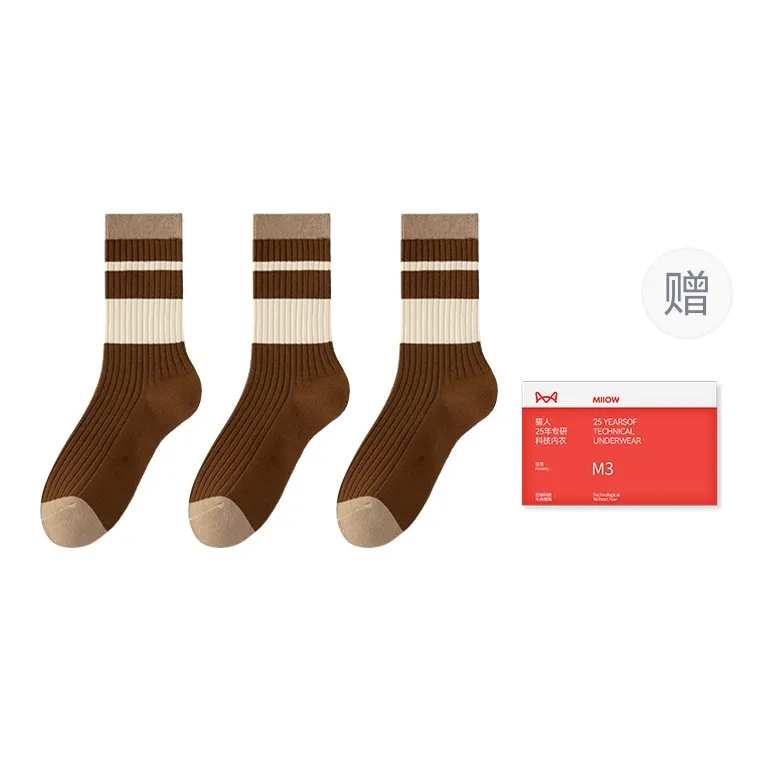 MIIOW Trend Party Series Mid Calf Socks Women's Shopping Bag Combo Set-11