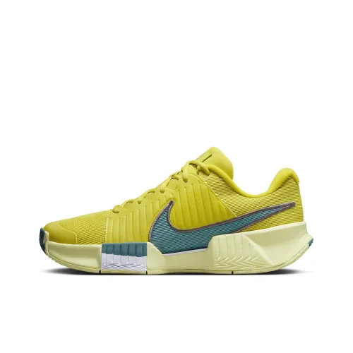 Nike GP Challenge Pro Anti Slip Wear Resistant Low Top Tennis Shoes Men's Yellow