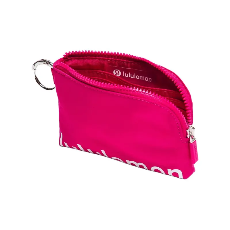 Lululemon Nylon Card Holder Women's Passionate Red & White-1