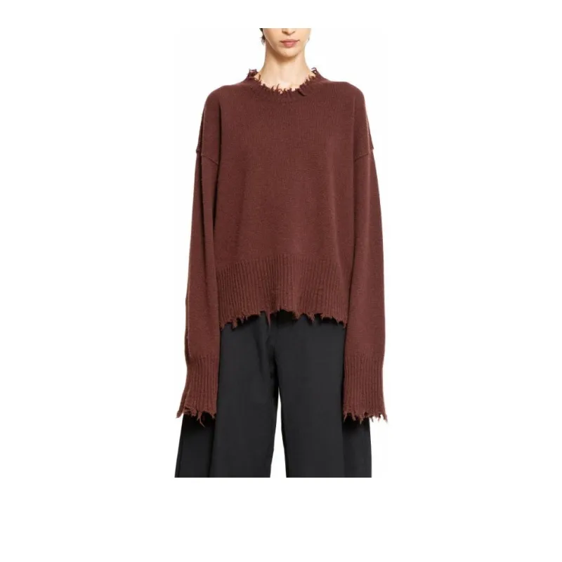 UMA WANG Raw Edge Drop Shoulder Jumper-1
