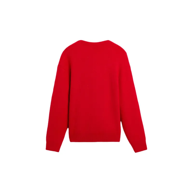 ZARA New Year Knitwear Men Red-1