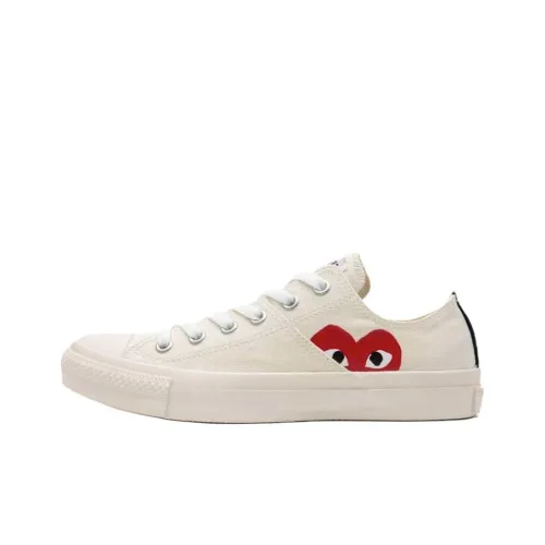 Converse X Comme Des Garcons Play Chuck 70 Low Half Logo 'White Red'
