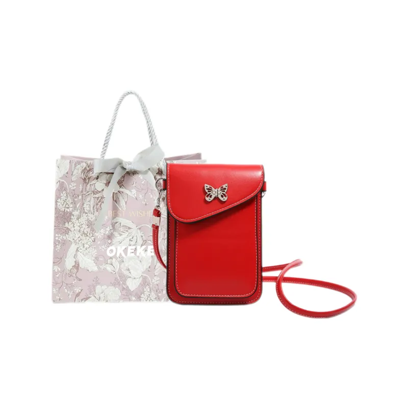 OKEKE PU Crossbody Bag Shoulder Bag Regular Women's White/Black/Pink/Red/Blue/Green-12