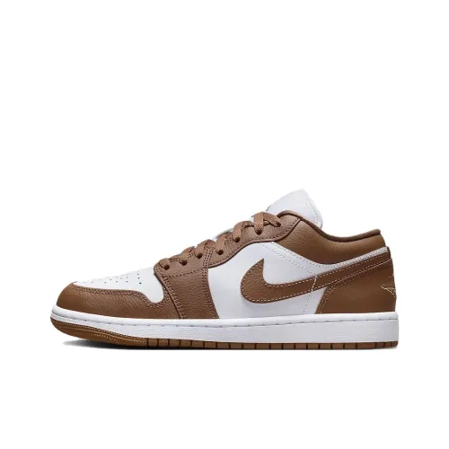 Jordan 1 Low Archaeo Brown White Women's