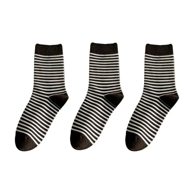 Caramella Mid Calf Socks Women's Shopping Bag Combo Set-17
