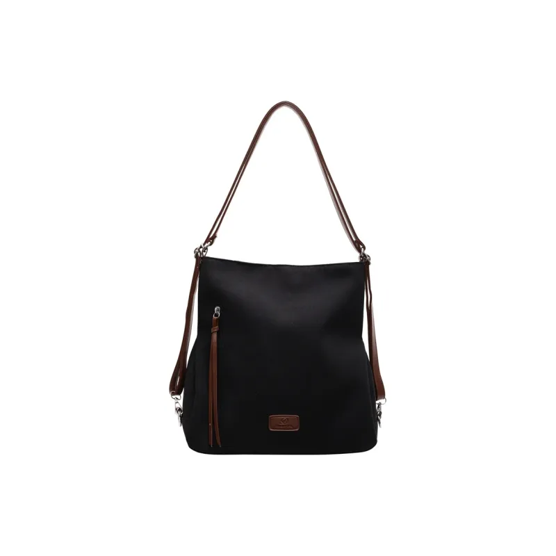 GOBLIN SHARKS 1759 Canvas Canvas Bag Shoulder Bags Regular Women's Ecru/Khaki/Black-13