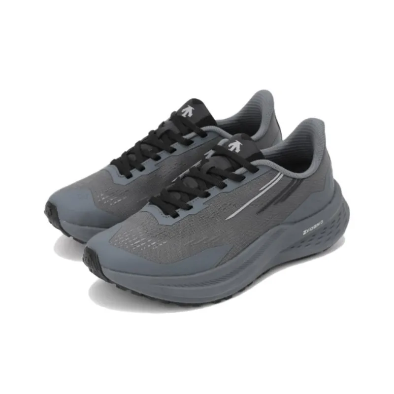 DESCENTE Flyvista Anti Slip Wear Resistant Low Top Casual Running Shoes Unisex Gray-1