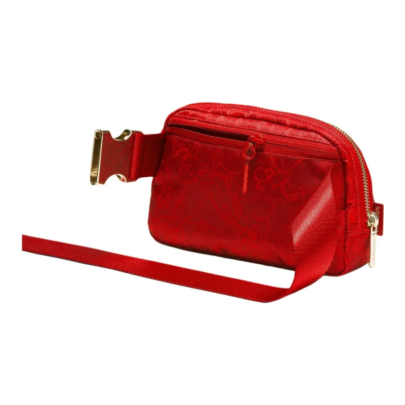Lululemon Everywhere Polyester Fanny Pack Unisex Deep Red-1