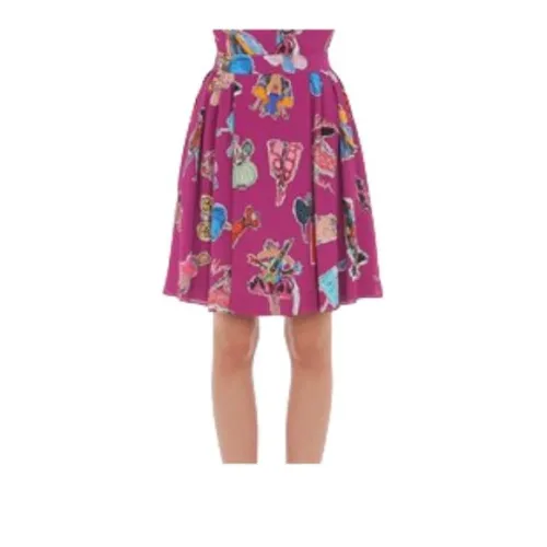 MOSCHINO Casual Short Skirts Women's Purple